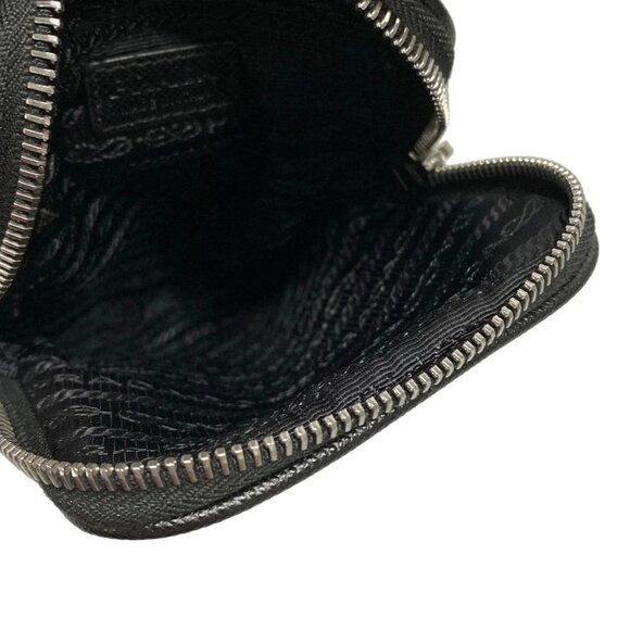 Auth PRADA - Black Yellow Nylon Rubber Saffiano Leather Shoulder Bag - Picture 16 of 16